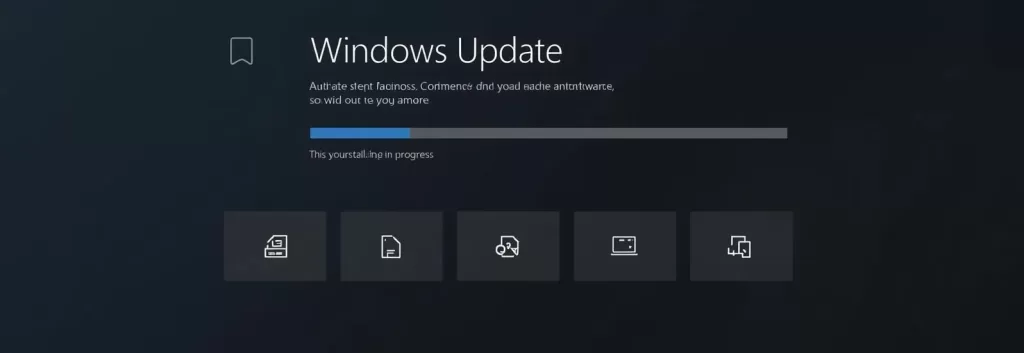 windows アップデートの次の画面
