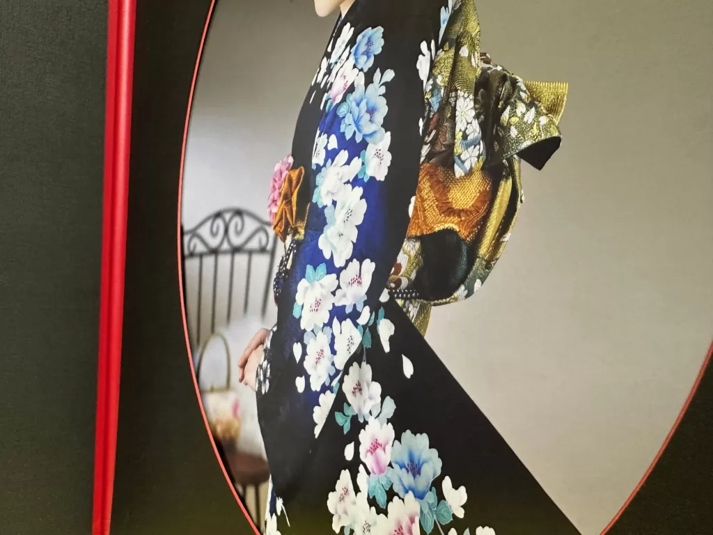 台紙に入った写真